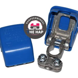 accu veilig losmaken blauw