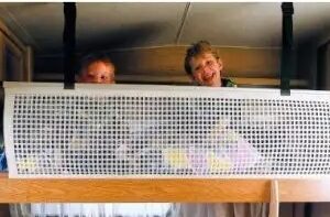 veiligheidsnet tbv stapelbed