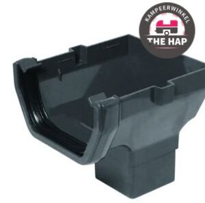 37326 Square line eindstop van de goot wit