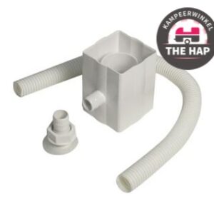 37334 – Square line Regenafwater naar regenton WIT